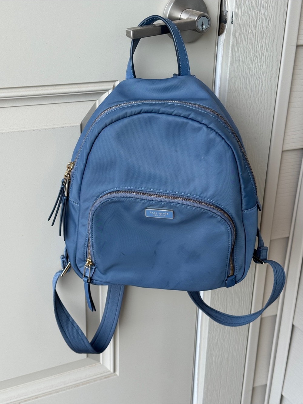 kate spade Blue Nylon Mini Backpack